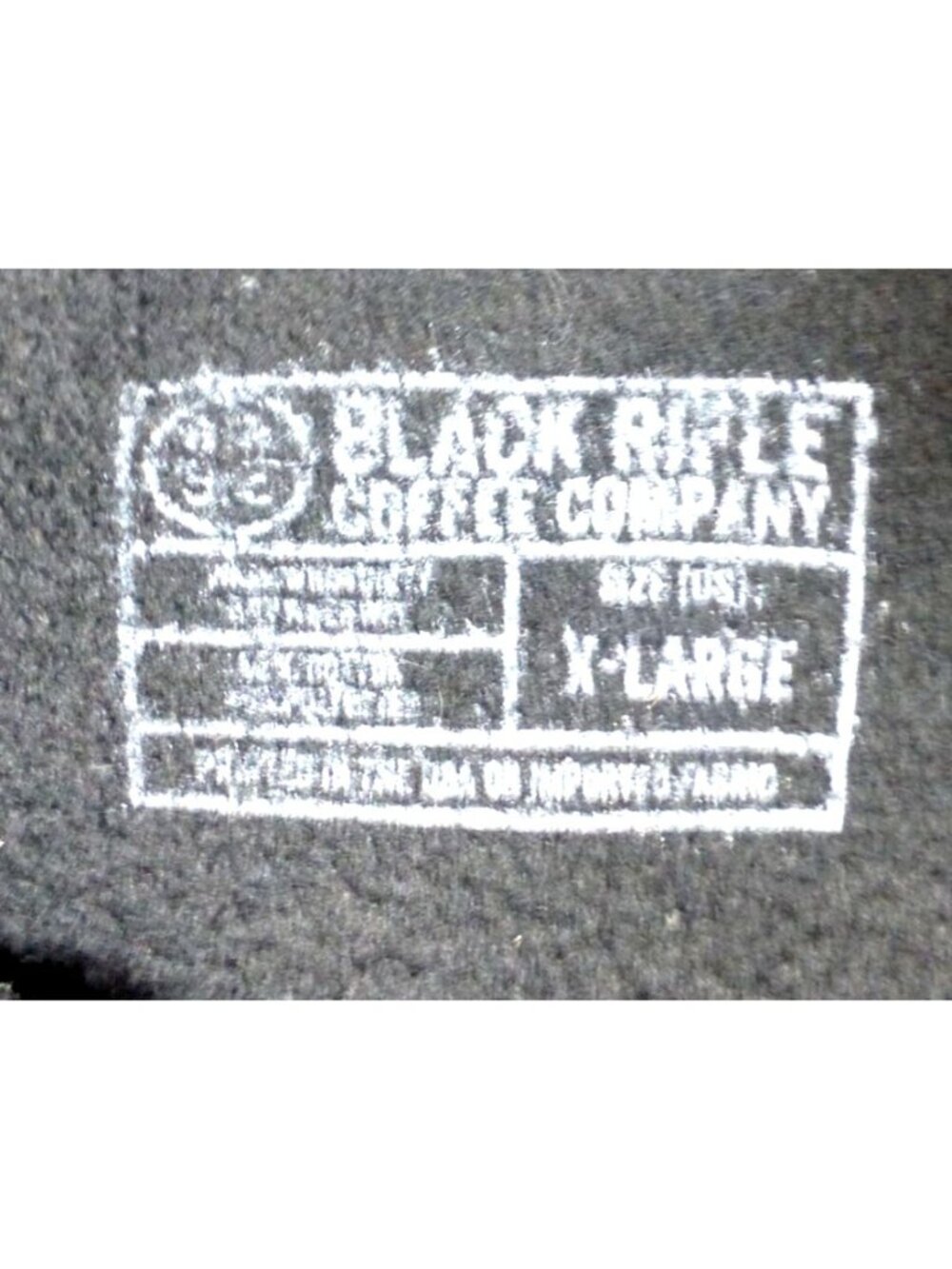 Black Rifle Coffee Co. Hoodie X-Large Black Pullover Independent Trading Co. - Picture 5 of 11